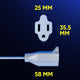 White / 1 FT, White / 3 FT, White / 4 FT, White / 6 FT, White / 10 FT, White / 15 FT, White / 20 FT, White / 25 FT