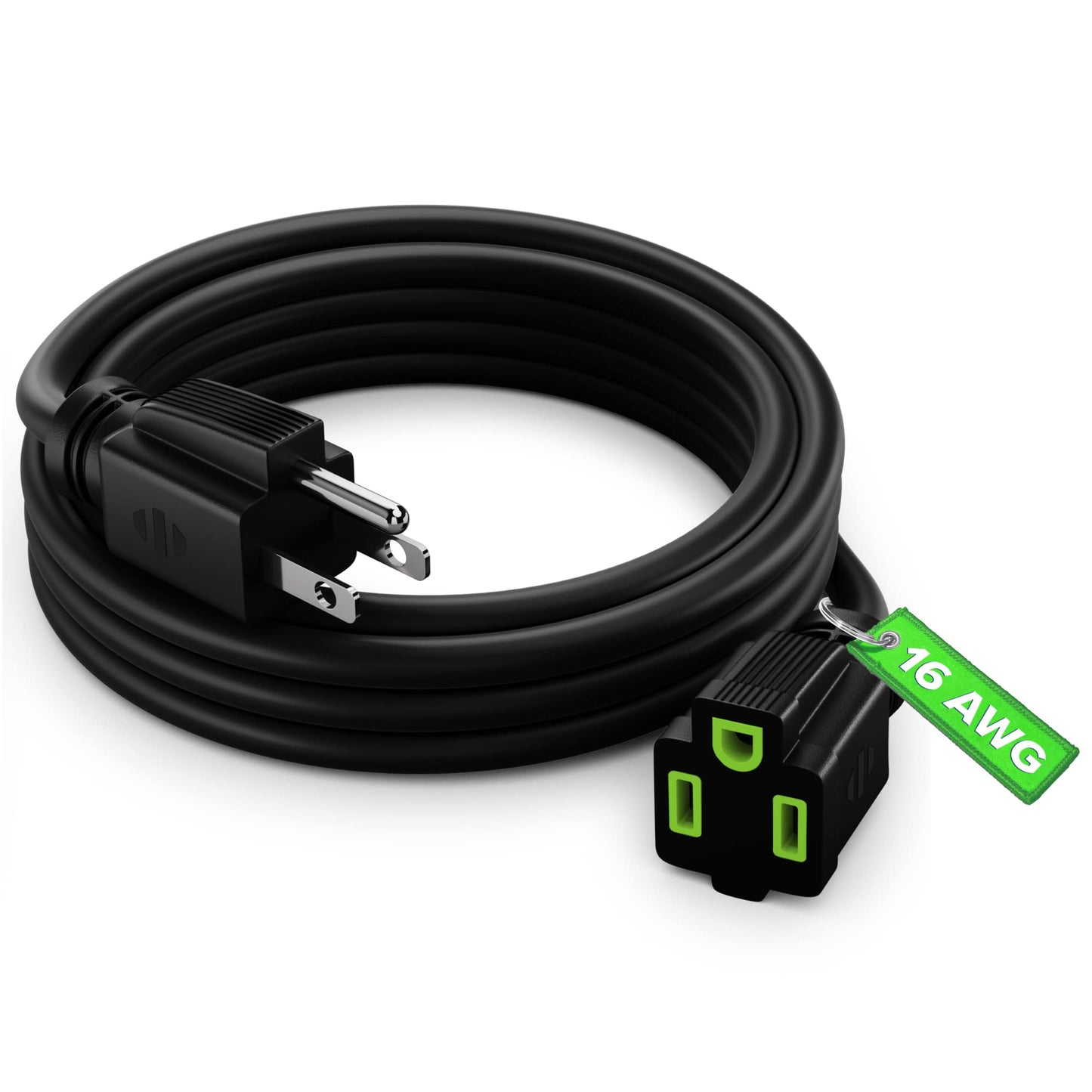 1-Outlet Extension Cord, 16 Gauge