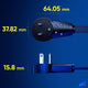 1 FT / Black, 3 FT / Black, 6 FT / Black, 10 FT / Black, 15 FT / Black, 25 FT / Black, 30 FT / Black, 50 FT / Black