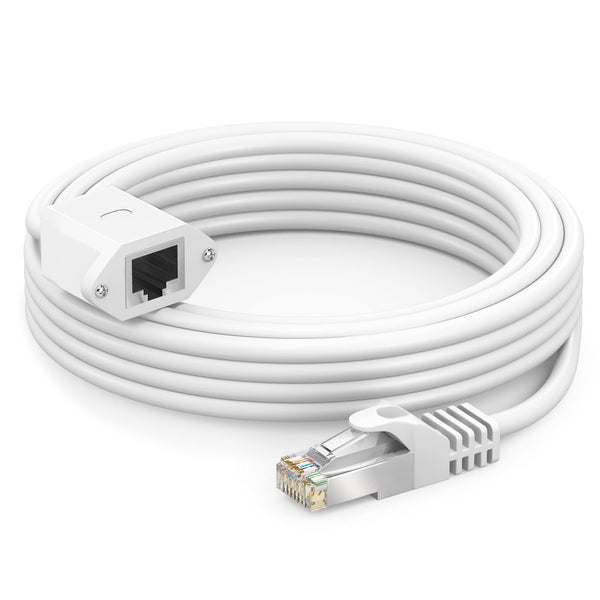 Cat6 Ethernet Extension Cable Male-Female with Screws