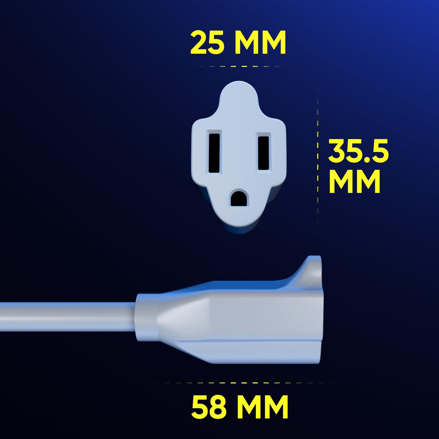 1 FT / White, 3 FT / White, 6 FT / White, 15 FT / White, 25 FT / White, 30 FT / White, 50 FT / White