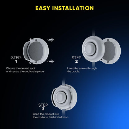 3-Outlet Rotating Flat Plug Cord with Foot Switch 16 Gauge