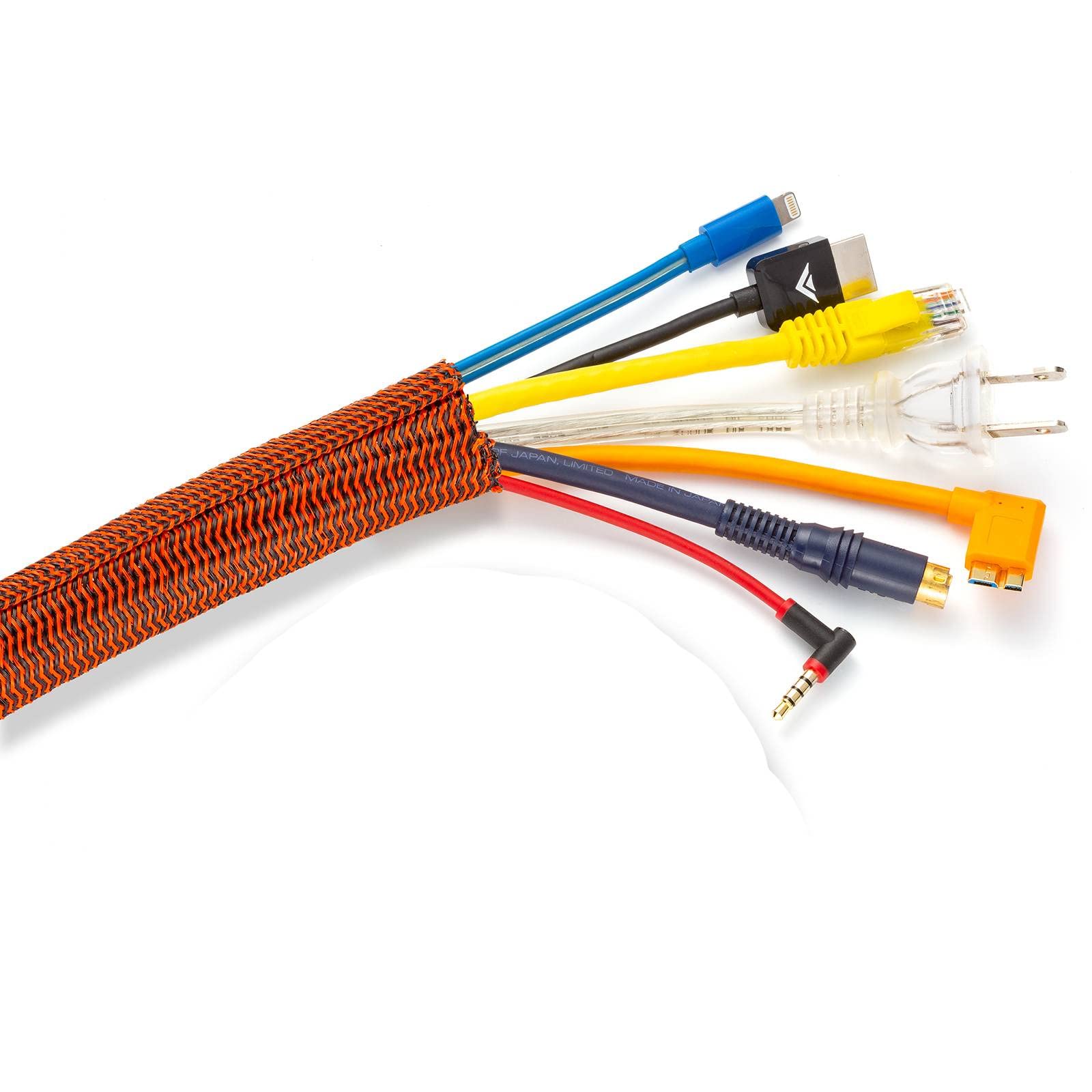 Black Orange / 25 FT / 0.5 in.