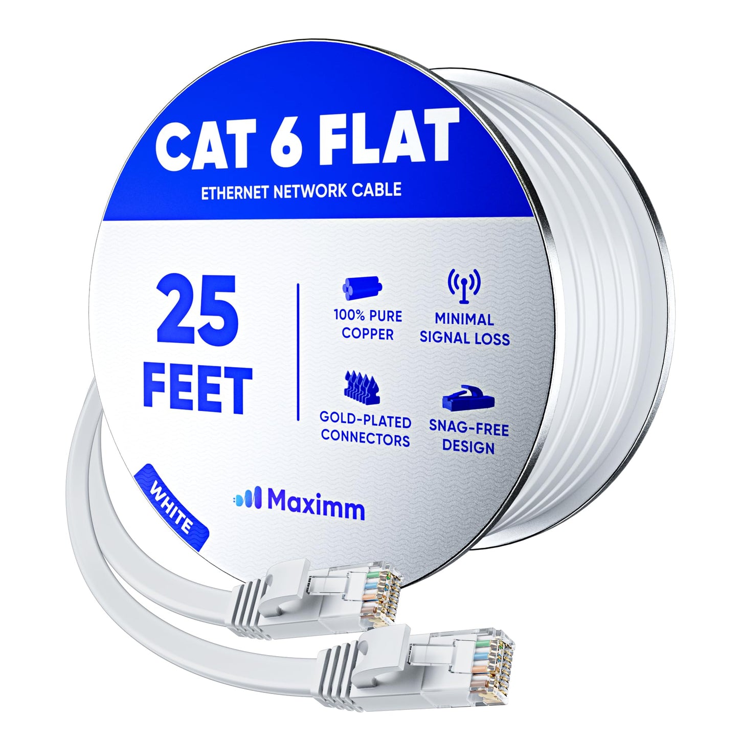 White / 25 FT
