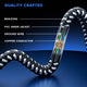 Black / 1 FT, Black / 3 FT, Black / 6 FT, Black / 8 FT, Black / 10 FT, Black / 12 FT, Black / 15 FT