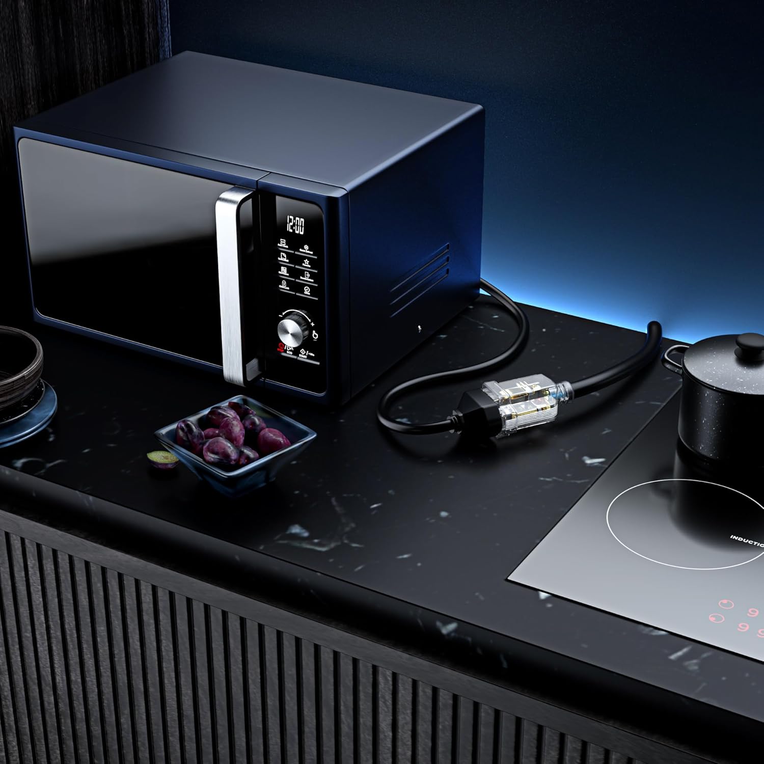 Lighted Single Outlet Extension Cord 16AWG