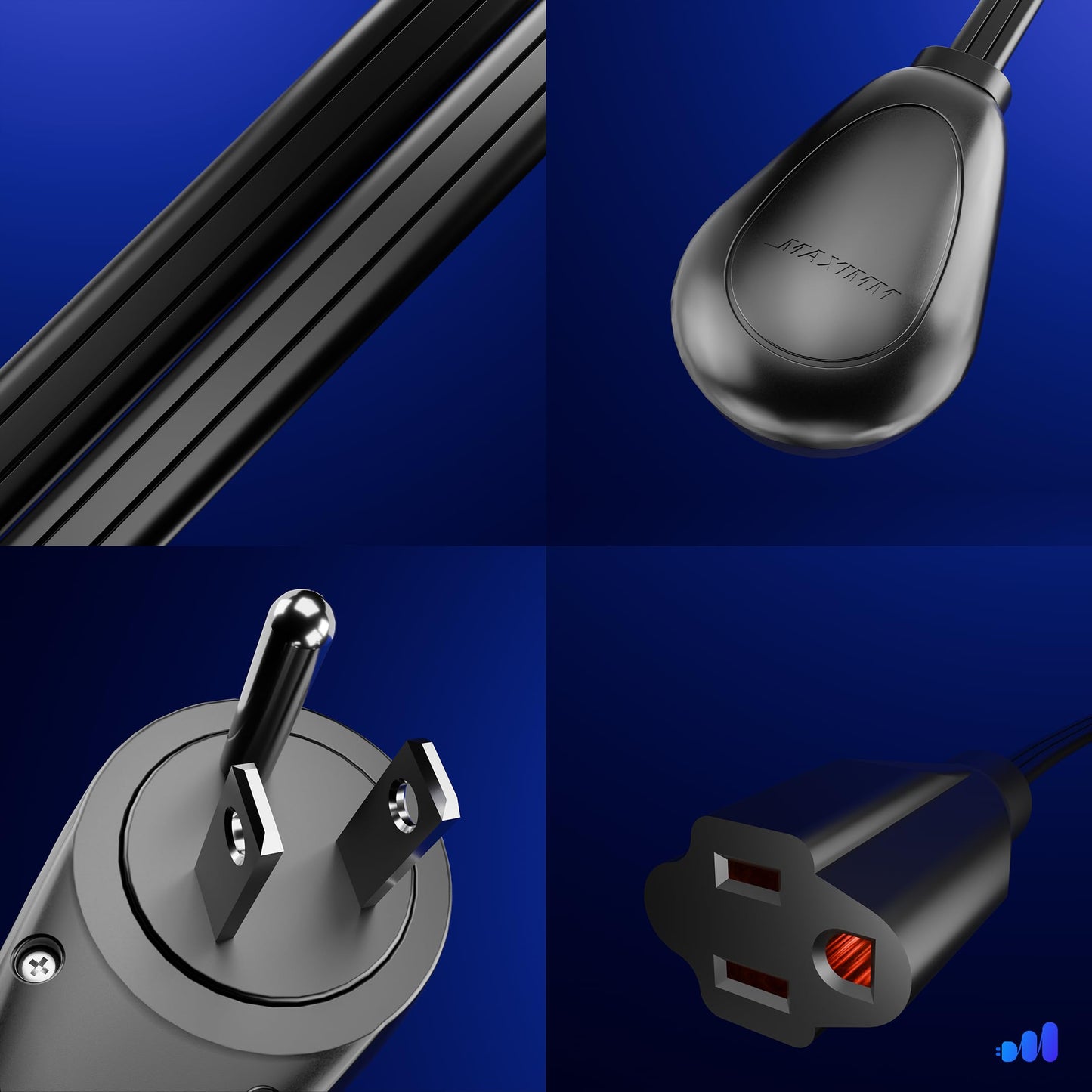 Black / 1 FT, Black / 3 FT, Black / 4 FT, Black / 6 FT, Black / 10 FT, Black / 15 FT, Black / 20 FT, Black / 25 FT