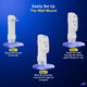 White / 1 FT, White / 3 FT, White / 4 FT, White / 6 FT, White / 10 FT, White / 15 FT