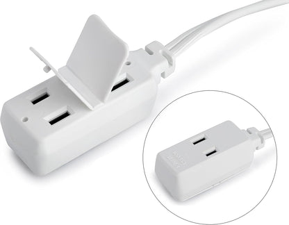 Extension Cord 3-Outlet 2 Prong with Safety Cover