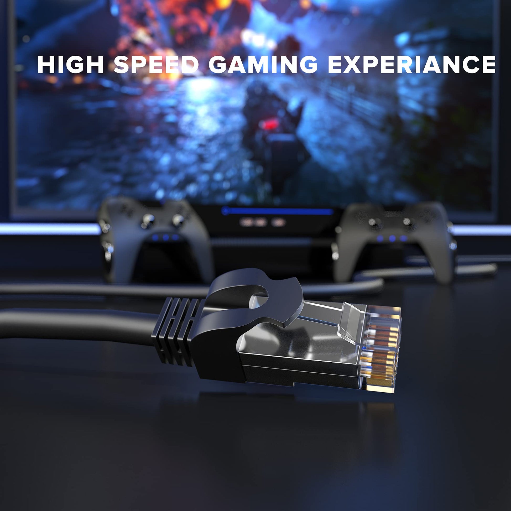 Cat6 Ethernet Extension Cable Male-Female