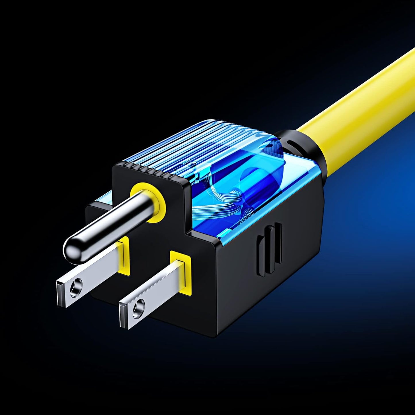 Extension Cord with 3 Outlets, 14 Gauge Indoor/Outdoor