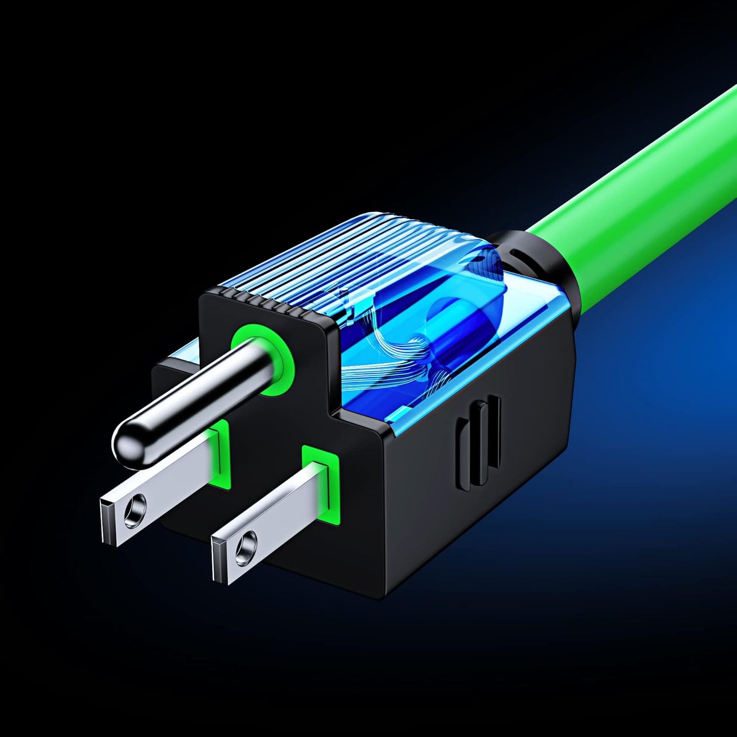 Extension Cord with 3 Outlets, 14 Gauge Indoor/Outdoor