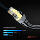 Cat 7 Ethernet Cable High-Speed Cat7 Internet & Network LAN Patch Cables, RJ45 Connectors