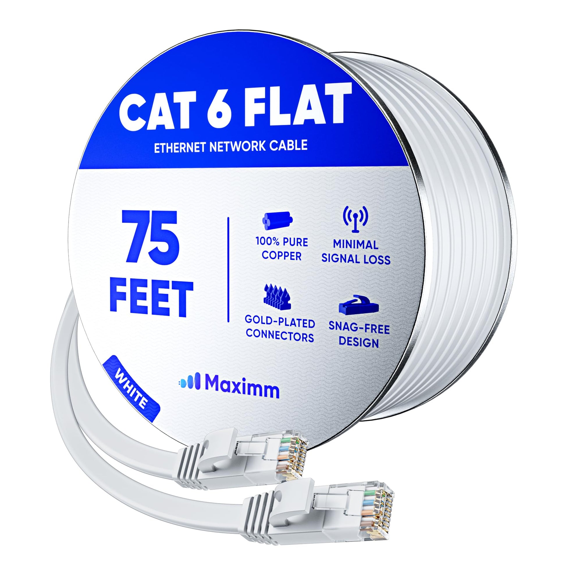 White / 75 FT
