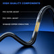Maximm Extension Cord with on and Off Switch, Flat Plug Extension Cord with Multiple Outlets