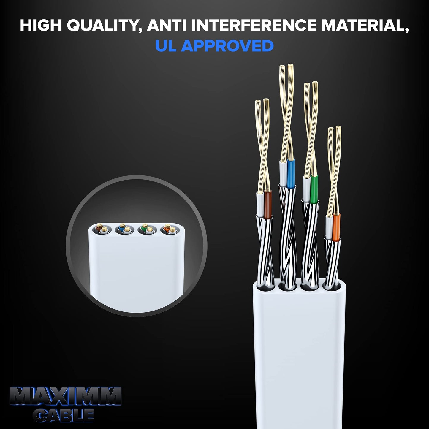 Green / 3 FT, Green / 6 FT, Green / 10 FT, Green / 15 FT, Green / 25 FT, Green / 50 FT, Green / 100 FT, Orange / 0.6 FT, Orange / 1 FT, Orange / 2 FT, Orange / 3 FT, Orange / 6 FT, Orange / 10 FT, Orange / 15 FT, Orange / 25 FT, Orange / 50 FT, Orange / 100 FT, Pink / 0.6 FT, Pink / 1 FT, Pink / 2 FT, Pink / 3 FT, Pink / 6 FT, Pink / 10 FT, Pink / 15 FT, Pink / 25 FT, Pink / 50 FT, Pink / 100 FT, Purple / 0.6 FT, Purple / 1 FT, Purple / 3 FT, Purple / 6 FT, Purple / 10 FT