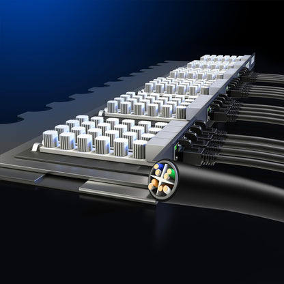 Maximm Cat7 Wire Installation Kit - Crimp Tool, 50 RJ45 Connectors, Tester, Cable Ties, Caps, Adapters