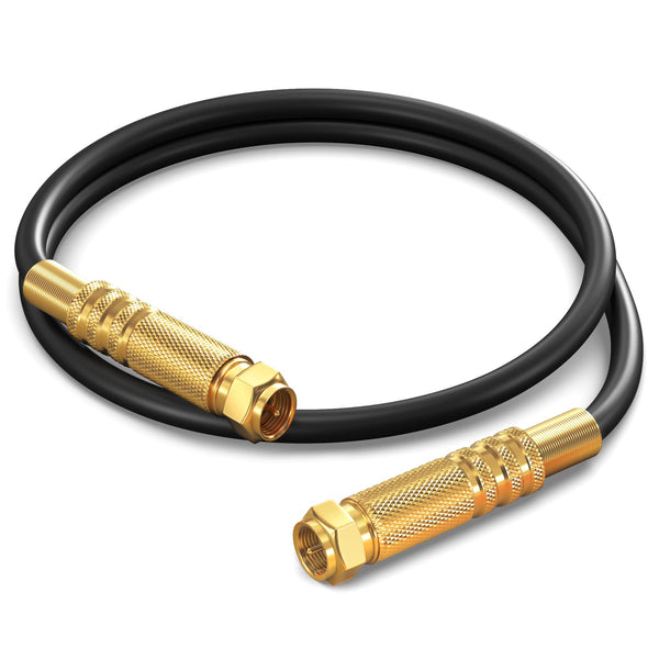 RG6 Quadshield Coaxial Cable Spring Type