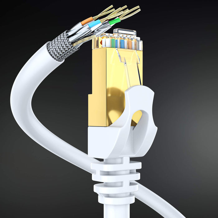 White / 1 FT, White / 1.5 FT, White / 6 FT, White / 10 FT, White / 15 FT, White / 20 FT, White / 25 FT, White / 50 FT, White / 75 FT, White / 100 FT, White / 200 FT, White / 250 FT