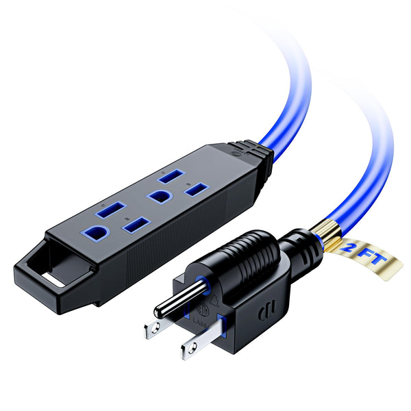 3-Outlet Extension Cord 16 Gauge