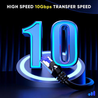 Maximm Cat6 Ethernet Cable Outdoor Heavy Duty Cord Direct Burial Pure Copper