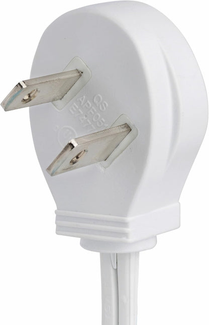 Extension Cord 3-Outlet 2 Prong with Safety Cover