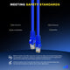 Blue / 1 FT, Blue / 3 FT, Blue / 6 FT, Blue / 10 FT, Blue / 15 FT, Blue / 20 FT, Blue / 25 FT