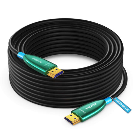 Maximm 4K HDMI Cable High-Speed Fiber Optic 18Gbps 4K60Hz, Unidirectional 2160p, 1080p, HDCP 2.2, 3D ARC-Compatible