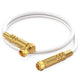RG6 Quad Shield Coaxial Cable 90 Degree Angled Cable Cord for TV Cable Wire, Coax Cable