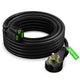 Maximm Flat Plug Extension Cord with Slim Space-Saving Angled Plug Design, Low Profile Extension Cord 14AWG