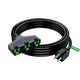 Maximm 10/3 Extension Cord, 10AWG Black, ETL Listed, 3 Prong Plug 3-Outlet SJTW Heavy Duty Indoor, Weather Resistant - Power Cord for Garden, Lawn, Appliances