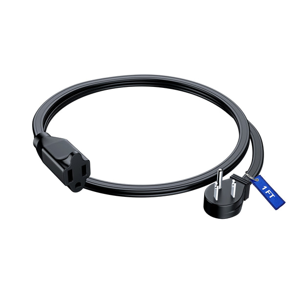 1-Outlet Angled Plug Flat Extension Cord