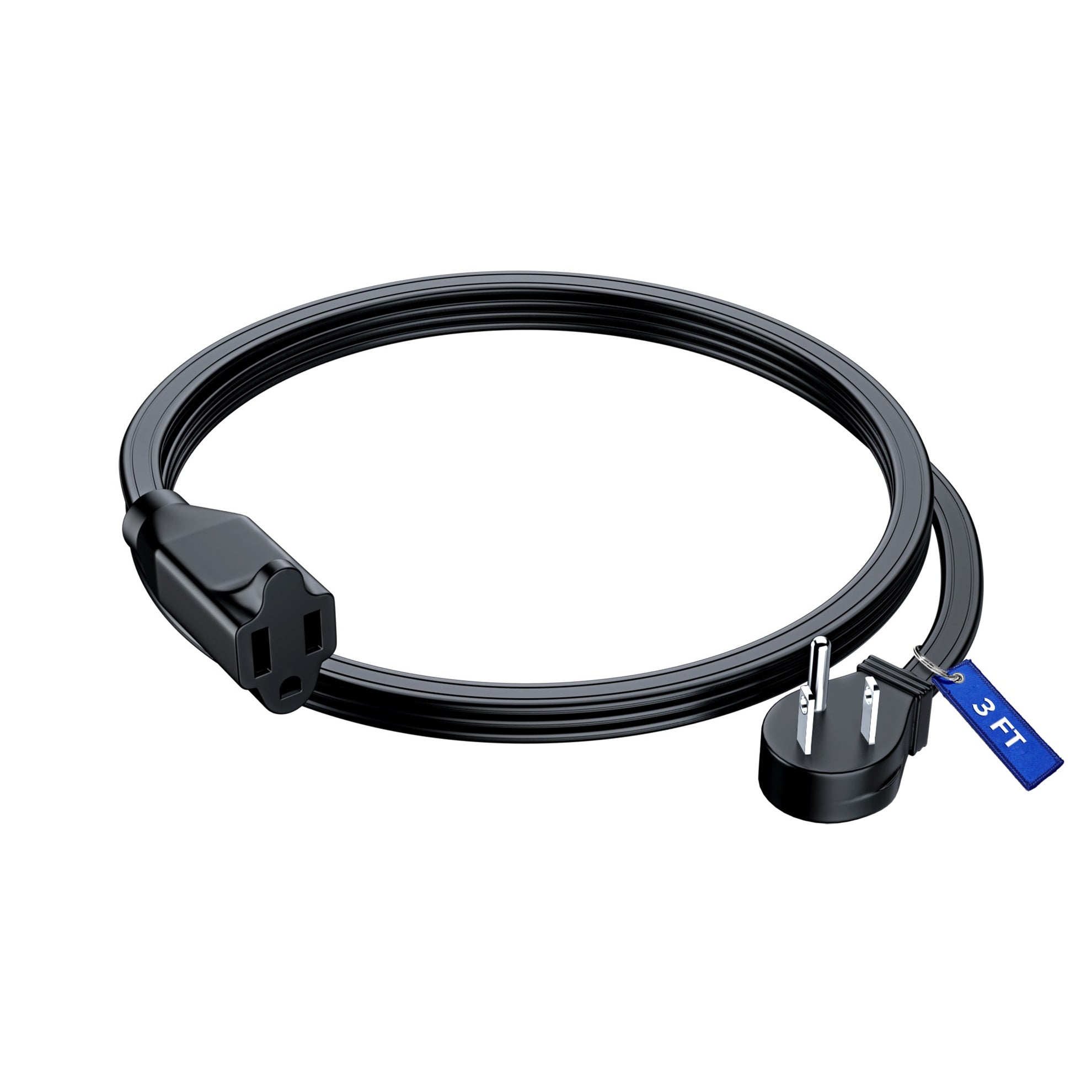 1-Outlet Angled Plug Flat Extension Cord