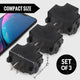 Black / 3 Pack, Gray / 3 Pack, White / 3 Pack, Orange / 3 Pack