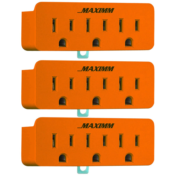 3-Outlet Grounding Adapter
