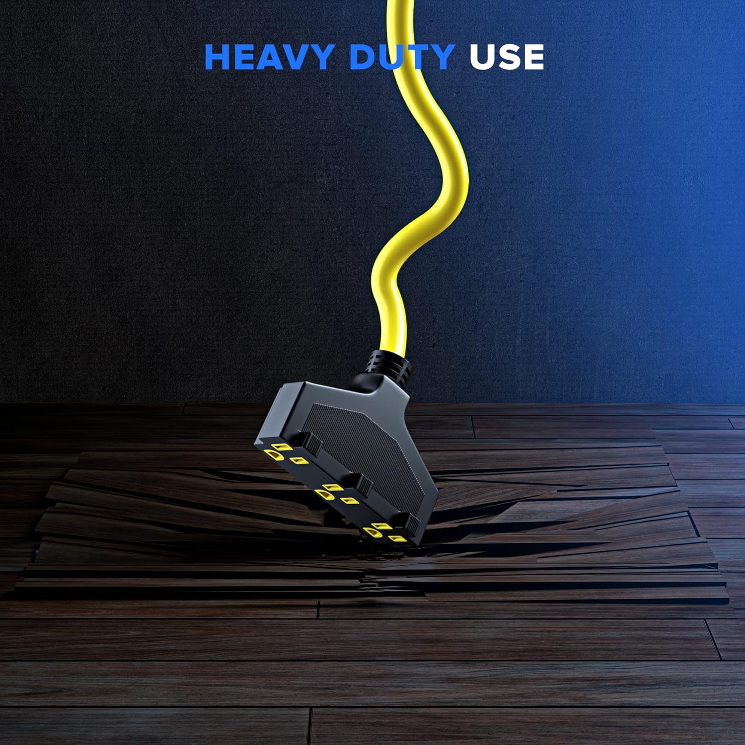 14AWG 3-Outlet Indoor/Outdoor Extension Cord
