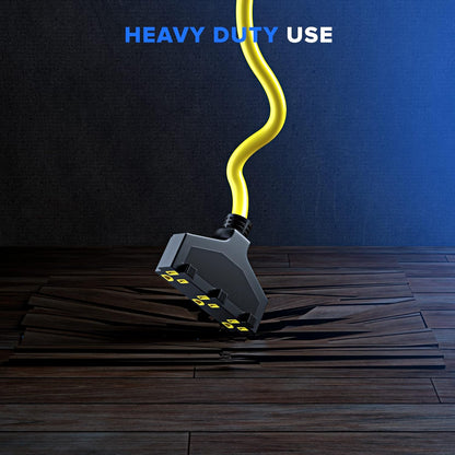14AWG 3-Outlet Indoor/Outdoor Extension Cord