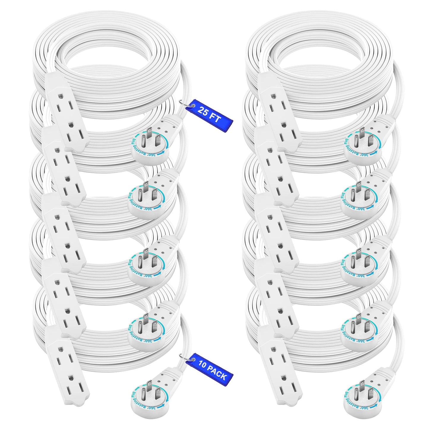 White / 25 FT