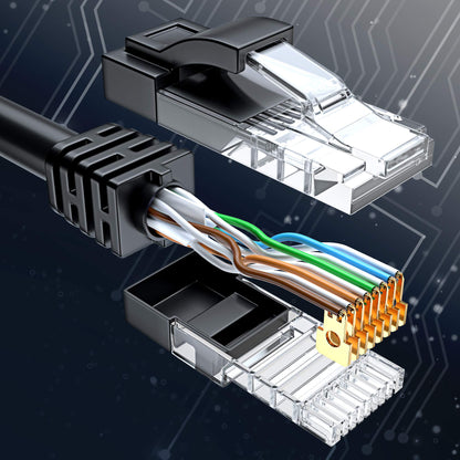 Maximm Cat 6 Ethernet Cable 100% Pure Copper, LAN Cable, Internet Cable, Patch Cable and Network Cable - UTP