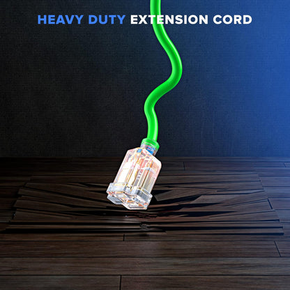 1-Outlet Lighted Extension Cord 16 Gauge