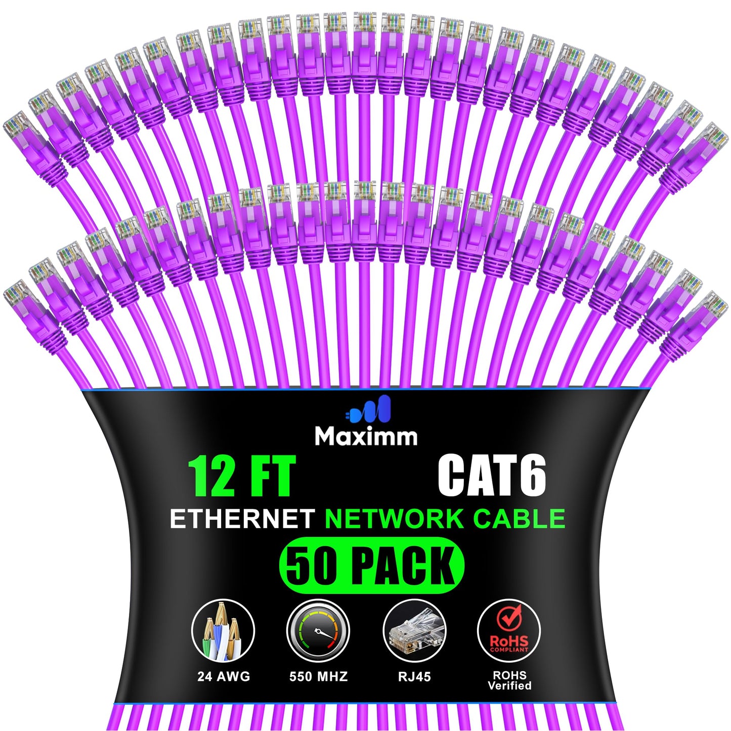 Purple / 12 FT