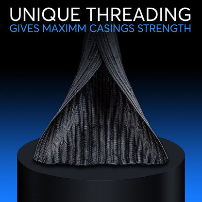 Maximm Cable Management Wire Loom Cable Sleeve Cord Cover / Protector Black