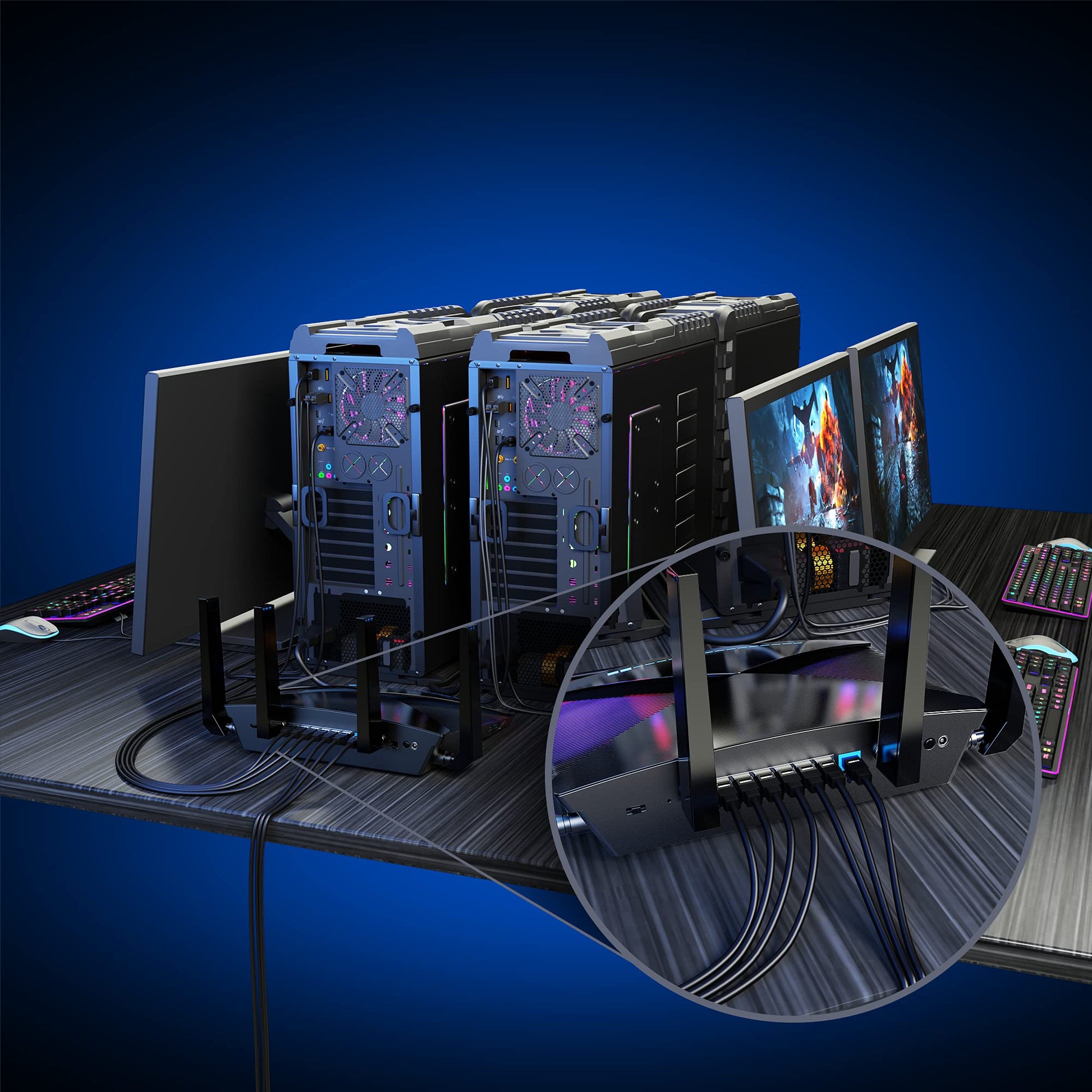 Cat6 Ethernet Extension Cable Male-Female