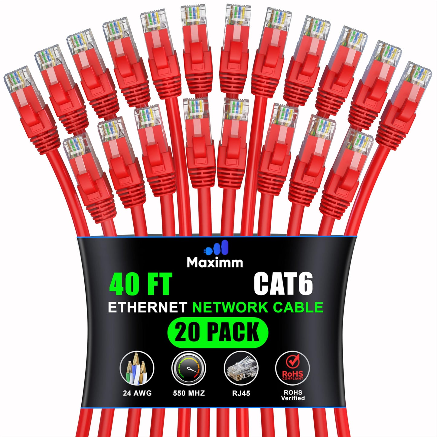 Red / 40 FT