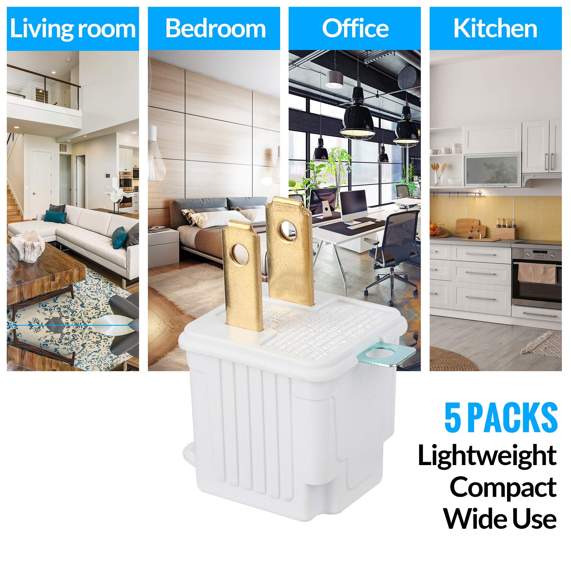 Clear / 2 Pack, Clear / 5 Pack, White / 2 Pack, White / 5 Pack, Gray / 2 Pack, Gray / 5 Pack, Black / 2 Pack, Black / 5 Pack