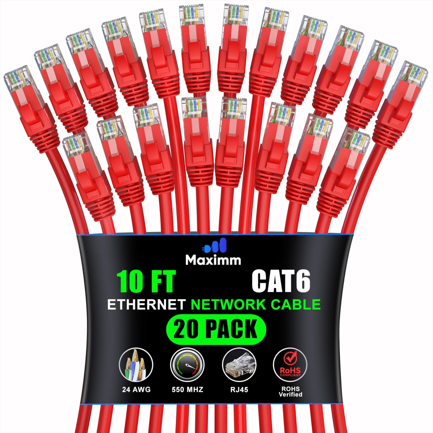 Red / 10 FT