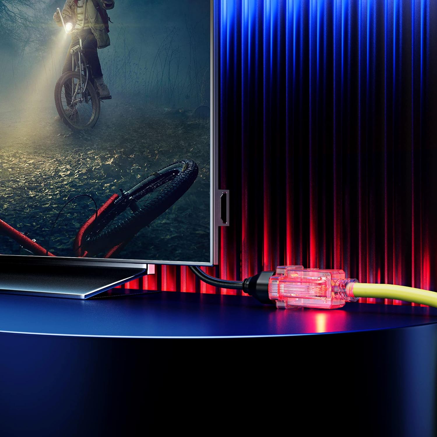 Extension Cord with Lighted Power Indicator Single Outlet 16 Gauge, SJTW, ETL Listed