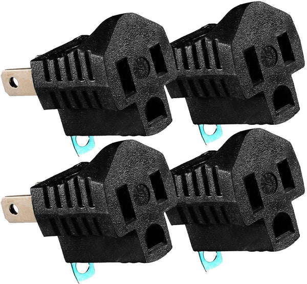 2-Prong to 3-Prong Grounding Adapter