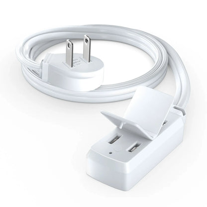 Extension Cord 3-Outlet 2-Prong with Safety Cover