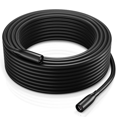 Maximm Coaxial Cable - Outdoor RG6 Coax Cable, with Gold Plated F-Connectors